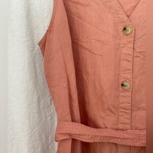 NWT Liz Claiborne Linen Tie Dress, size XL